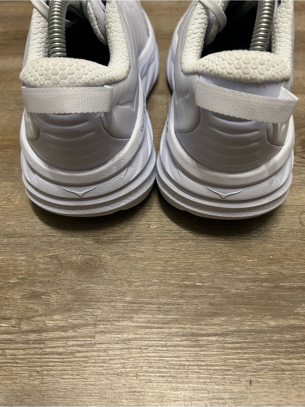 Hoka One One Bondi SR Women's Size 10 White Athletic Sneakers Slip Resistant - Picture 3 of 11